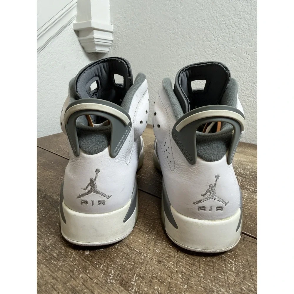 Jordan Air Jordan 6 Retro Cool Grey Men's High Top Sneaker CT8529-100 Size 9